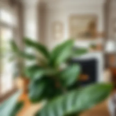 Alocasia Amazonica as a Statement Piece in Home Decor Alocasia Amazonica in a stylish interior setting enhancing the decor