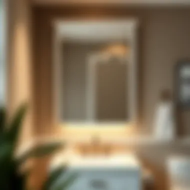 Minimalist Elegance in Medicine Cabinet Design Elegant built-in medicine cabinet with a minimalist design.