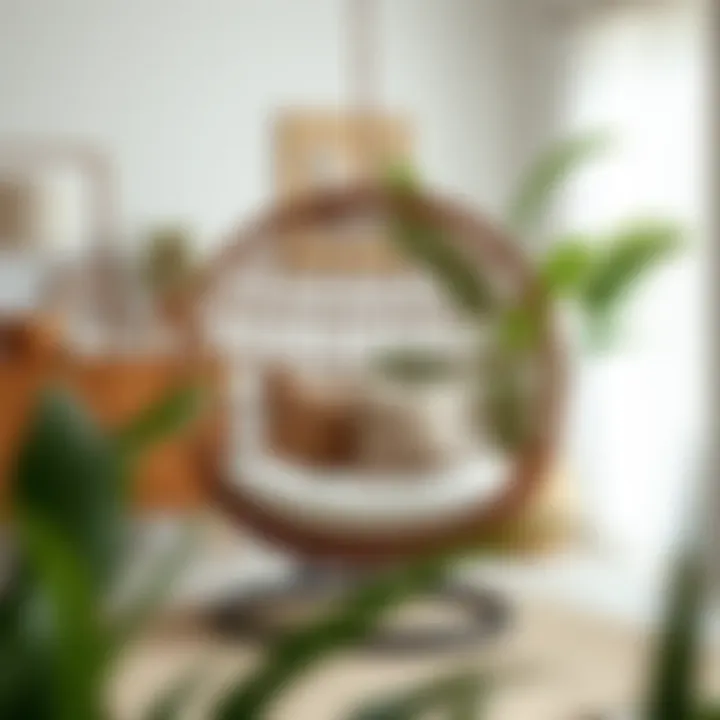 Aesthetic Arrangement of Big Lots Hanging Egg Chair Aesthetic arrangement of a Big Lots hanging egg chair with decorative cushions