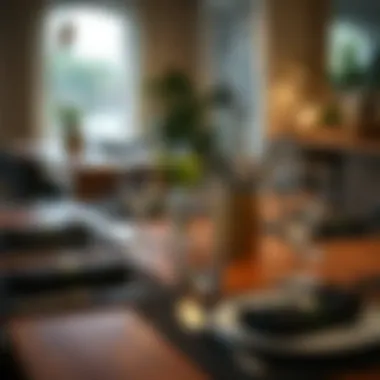 Versatility of Black Placemats in Dining Spaces Different styles of black placemats in various dining environments