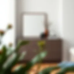 Elegant Brimnes dresser showcasing its sleek lines and modern aesthetic