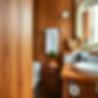 Unique Cherry Wood Grain and Finish Close-up of cherry wood texture highlighting its unique grain and finish.