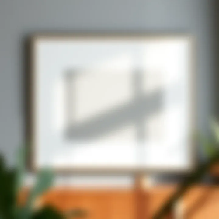 Contemporary Metal Frame for Minimalist Aesthetics Modern metal frame enhancing a minimalist poster