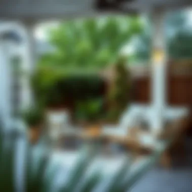 Stylish Outdoor Porch Furniture Arrangement Stylish outdoor porch furniture arrangement