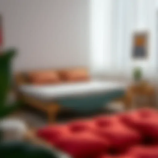 Aesthetic and Comfort in Futon Beds Comfortable futon bed setup
