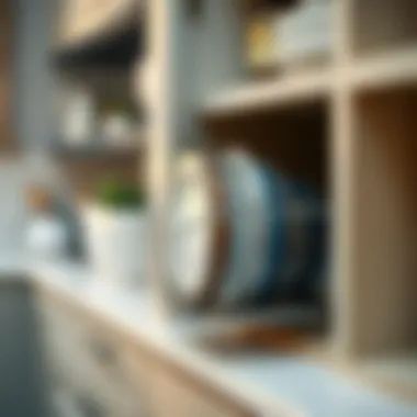 Compact lid rack enhancing kitchen functionality and accessibility