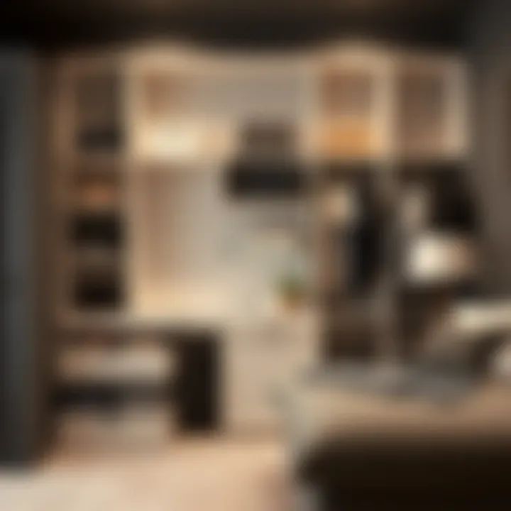 Neat Layout Installation Installation of a closet system with a neat layout