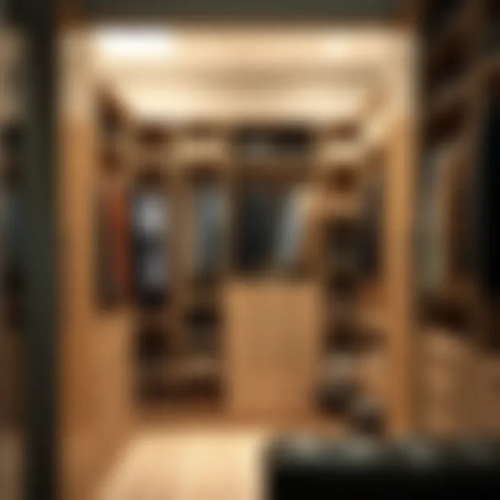 Maximized Space in Closet Maximized space in a well-organized closet