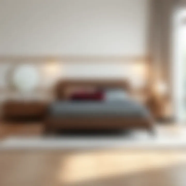 Elegant Modern Three-Piece Bedroom Set Elegant three-piece bedroom set showcasing modern design