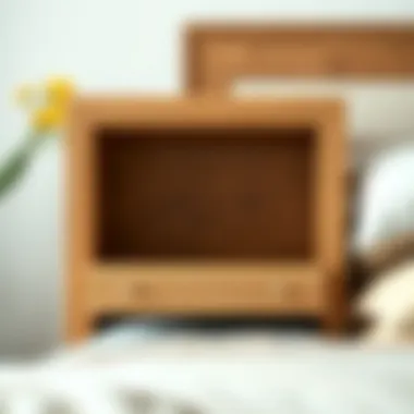 High-Quality Materials in Bedroom Furniture Detailed view of high-quality materials used in bedroom furniture