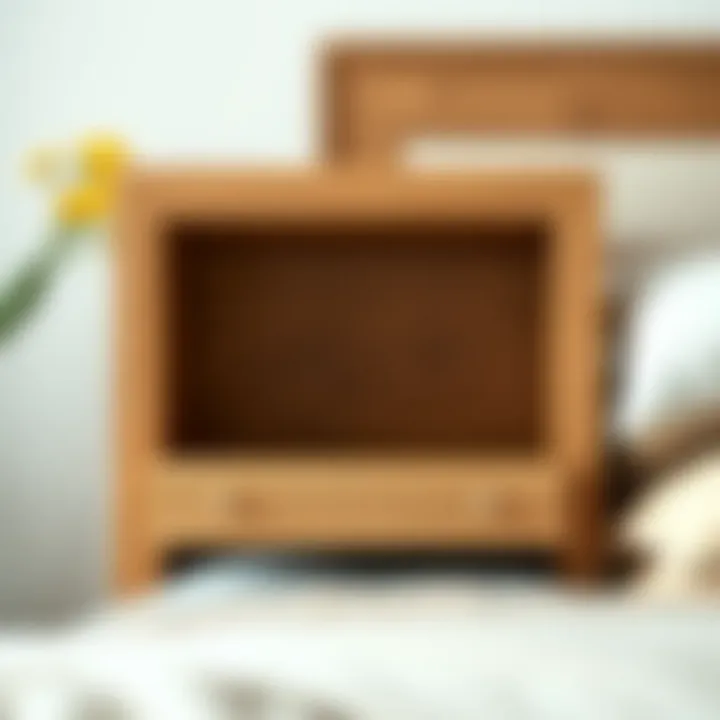 High-Quality Materials in Bedroom Furniture Detailed view of high-quality materials used in bedroom furniture