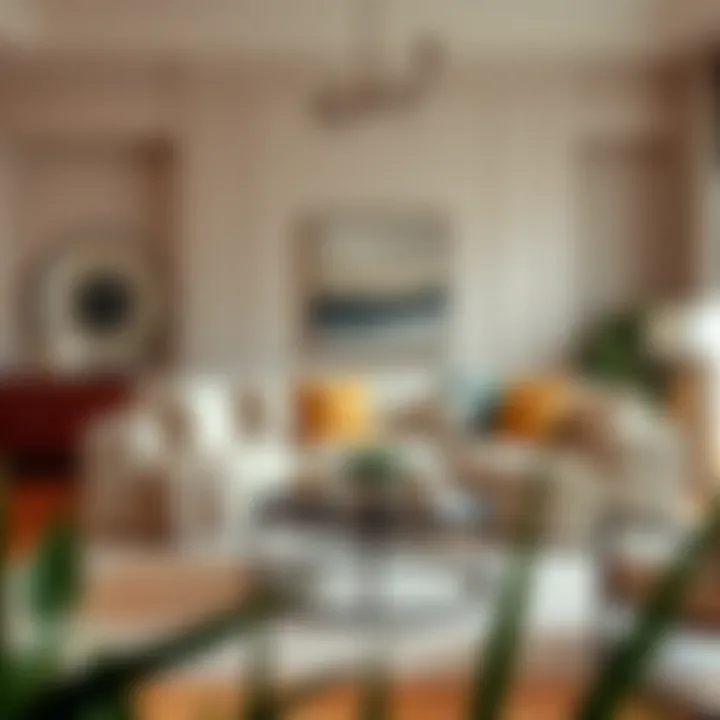 Stylish Living Room with Two-Piece Slip Covers Elegant living room featuring stylish two-piece slip covers in a modern setting