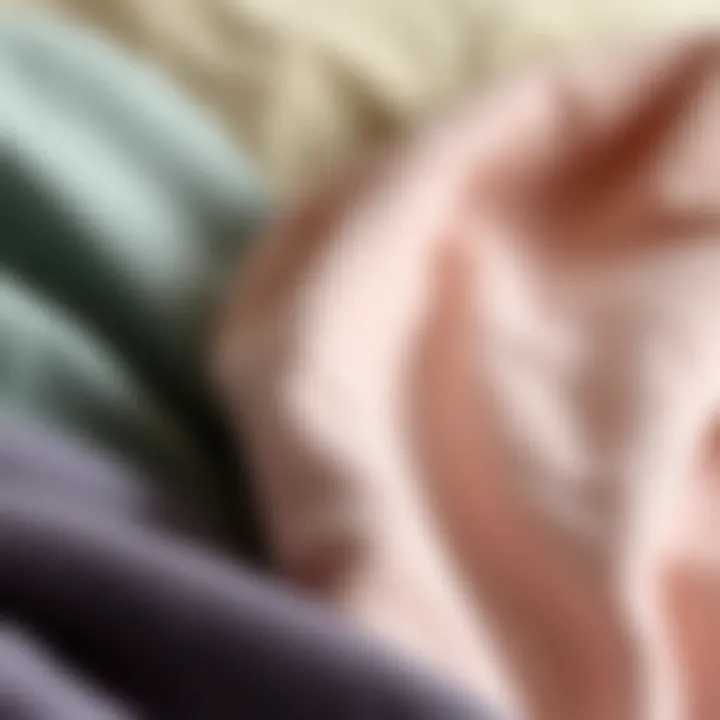 Variety of Fabric Textures for Slip Covers Close-up of fabric textures used in various two-piece slip covers