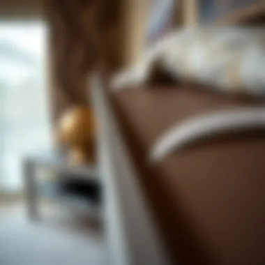 Detailing Quality Materials for Your TV Stand Close-up of materials used in a 74 inch TV stand