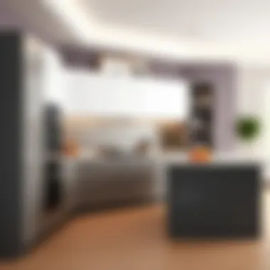 Modern Design in Kitchen Renovations Sleek modern kitchen with stylish cabinet doors