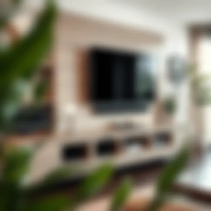 Functional storage solutions within an entertainment wall unit