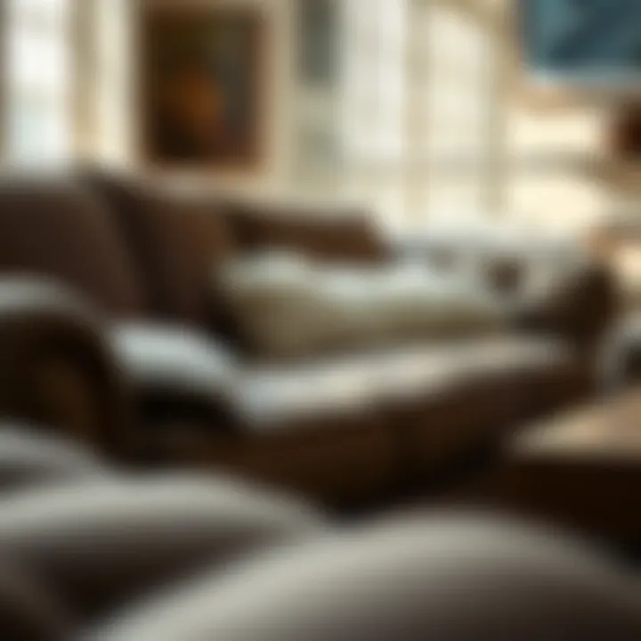 Rejuvenated Couch with Plush Fill Luxurious couch with fresh cushion stuffing