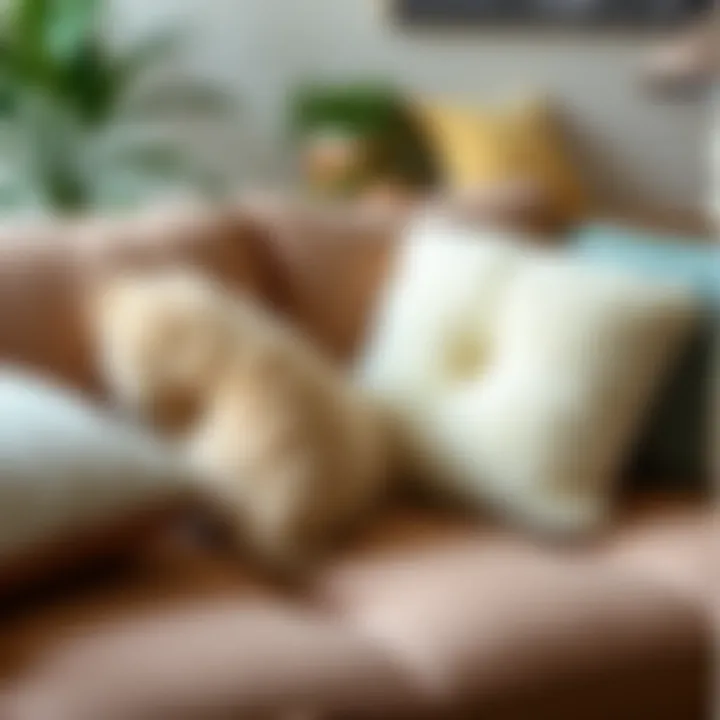 Variety of Cushion Stuffing Options Different types of cushion stuffing materials