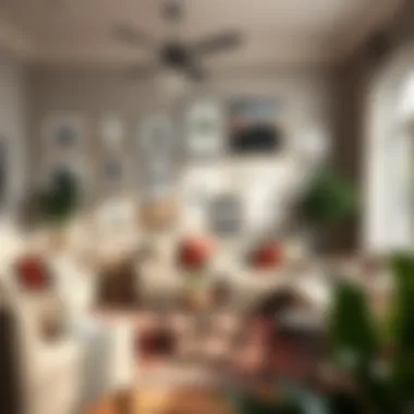 Personalized Decor in a Serene Living Space A serene living space enhanced by personalized wall decor that speaks to the homeowner's journey