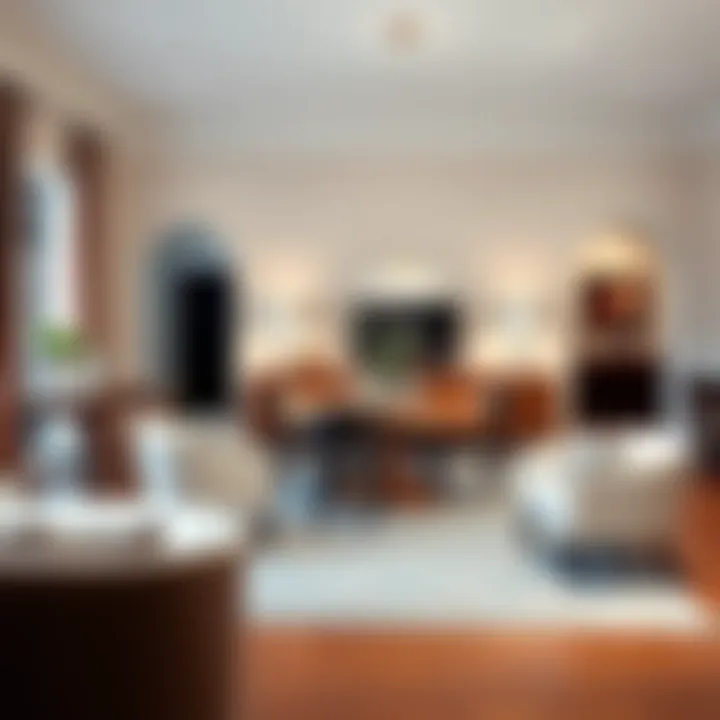The Art of Blending Styles in Dining Room A stylish dining room featuring a blend of contemporary and classic furniture pieces
