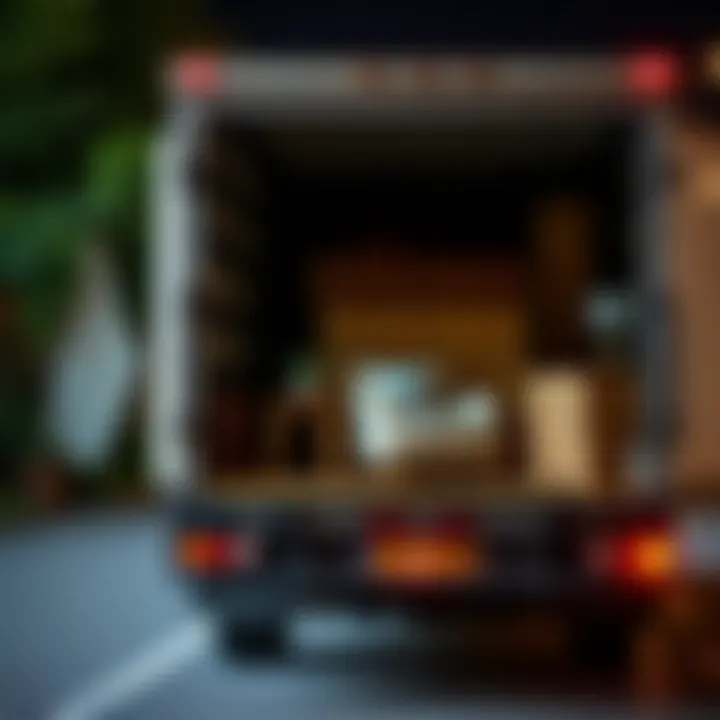 Reliable Delivery Services for Discount Furniture A delivery truck with an array of furniture items ready for delivery