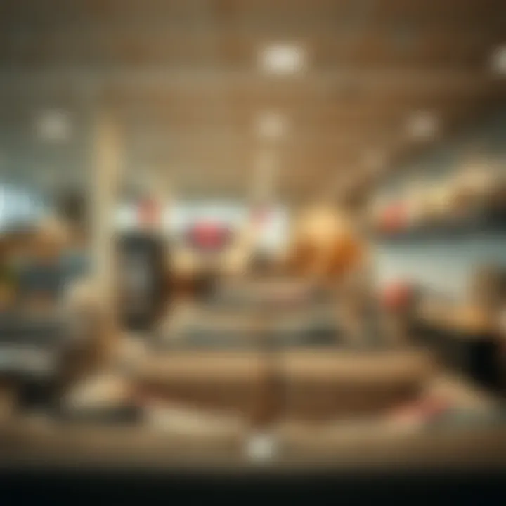 Diverse Selections in Discount Furniture Showrooms A well-organized discount furniture showroom with various selections