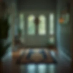 Elegant indoor door mat runner enhancing the entryway