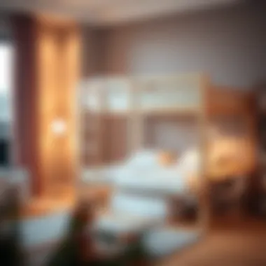 Critical Safety Features in Loft Bed Designs Safety features of a double size loft bed with desk