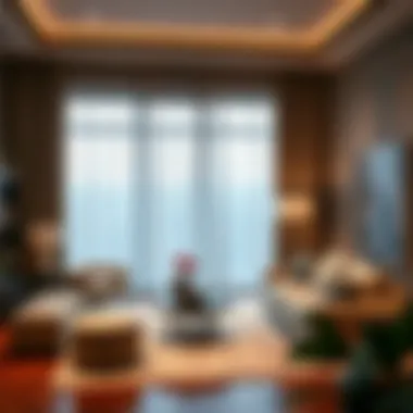 Elegant Living Room with Eclipse Blackout Curtains Elegant living room showcasing 95-inch eclipse blackout curtains