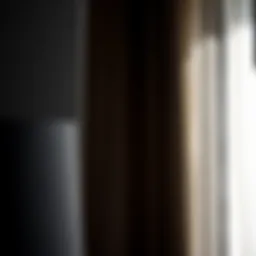 Luxurious fabric texture for blackout curtains