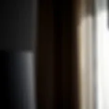 Luxurious Fabric Texture of Eclipse Blackout Curtains Luxurious fabric texture for blackout curtains