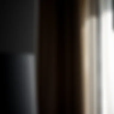 Luxurious Fabric Texture of Eclipse Blackout Curtains Luxurious fabric texture for blackout curtains