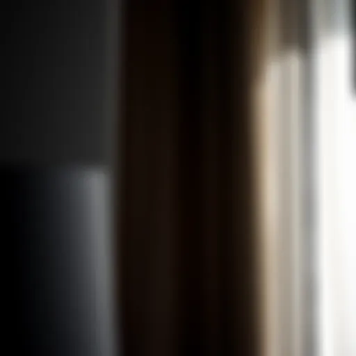 Luxurious Fabric Texture of Eclipse Blackout Curtains Luxurious fabric texture for blackout curtains