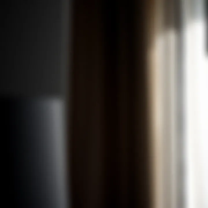 Luxurious Fabric Texture of Eclipse Blackout Curtains Luxurious fabric texture for blackout curtains