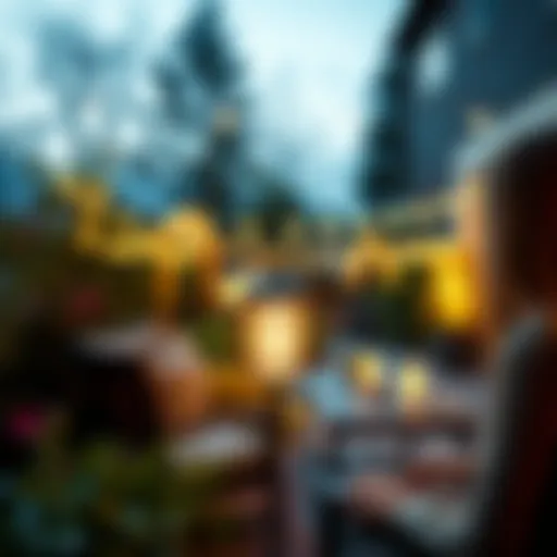 Transforming Outdoor Spaces with LED Elegance Elegant LED garden lights enhancing outdoor ambiance