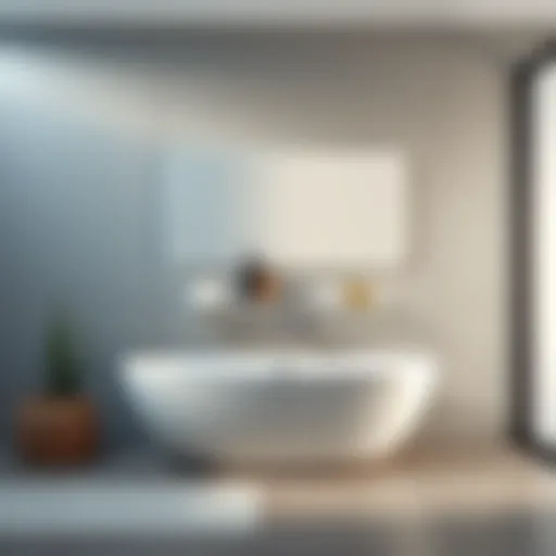 Sleek bathroom storage solution