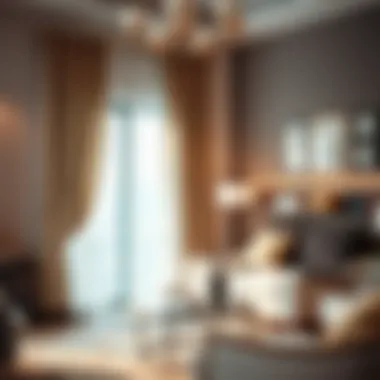 Diverse Design Options for Curtain Rods Diverse design options for 16 ft curtain rods in an interior setting