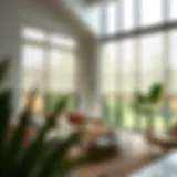 Elegant Installation of Roller Shades Elegant installation of roller shades in a modern living space