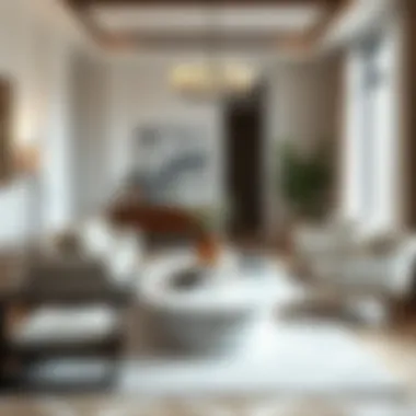 Stylish Marble Furniture Arrangement Stylish marble furniture arrangement in a chic living space