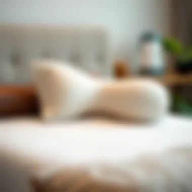 Ergonomic Arm-Supporting Pillow Design Ergonomic arm-supporting pillow design showcasing its unique shape