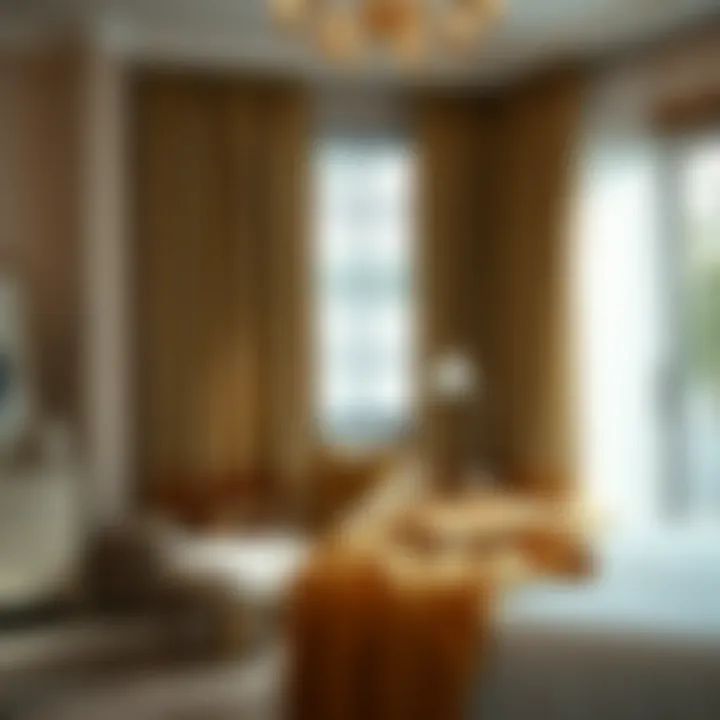 Aesthetic Appeal of Thermal Insulated Curtains Stylishly decorated bedroom with thermal insulated curtains