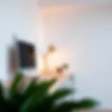 A sleek representation of modern minimalist desk design Modern minimalist desk setup