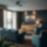 Showcase of Stylish Discount Furniture Elegant living room showcasing discount furniture options