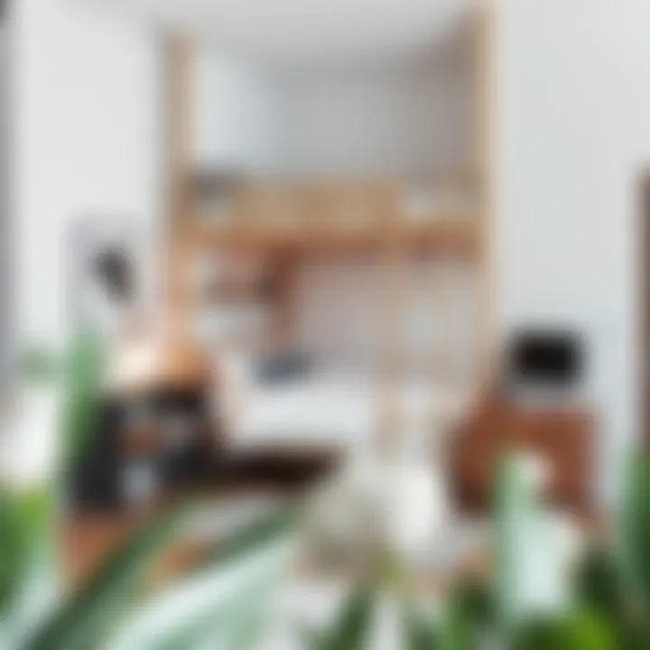 Modern Double Loft Bed with Desk Design Stylish double loft bed with integrated desk in a modern bedroom