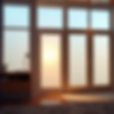 Diverse Material Choices for Frosted Window Doors Diverse material options for frosted window doors displayed