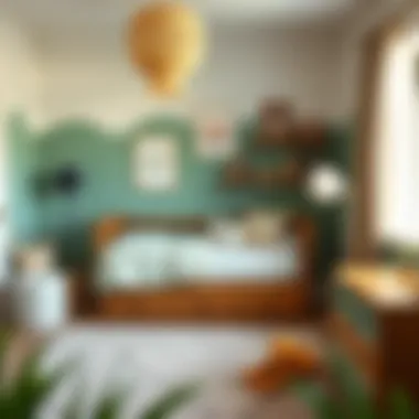 Charming Children's Room Featuring a Full-Size Daybed with Trundle Charming children's room with a full-size daybed and trundle