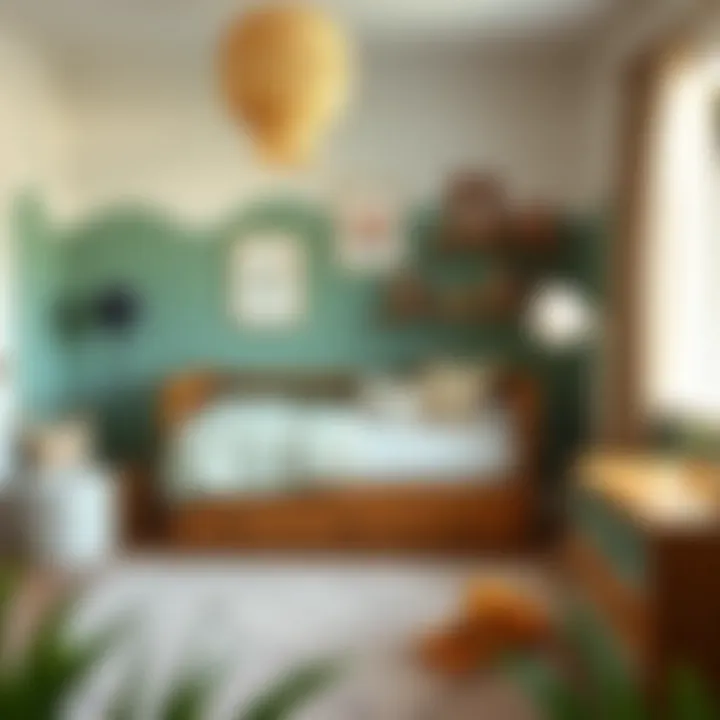 Charming Children's Room Featuring a Full-Size Daybed with Trundle Charming children's room with a full-size daybed and trundle