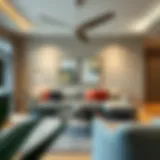 Stylish Contemporary Living Room Contemporary living room showcasing a stylish sofa and elegant decor