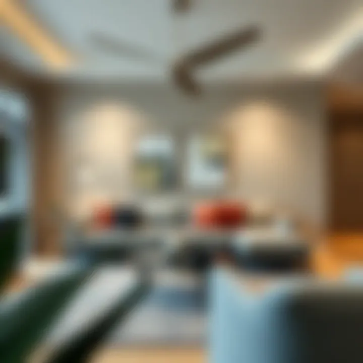 Stylish Contemporary Living Room Contemporary living room showcasing a stylish sofa and elegant decor