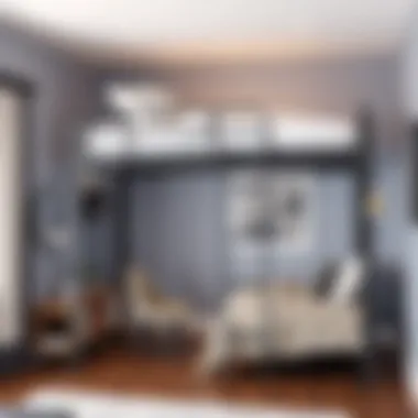 Safety Features for Adult Bunk Beds High bunk bed with safety features for adult use